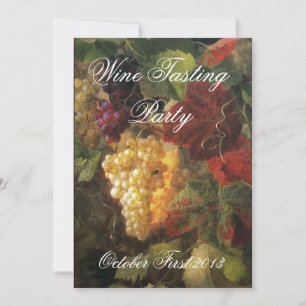 OLD GRAPE VINEYARD WINE TASTING PARTY INVITATION