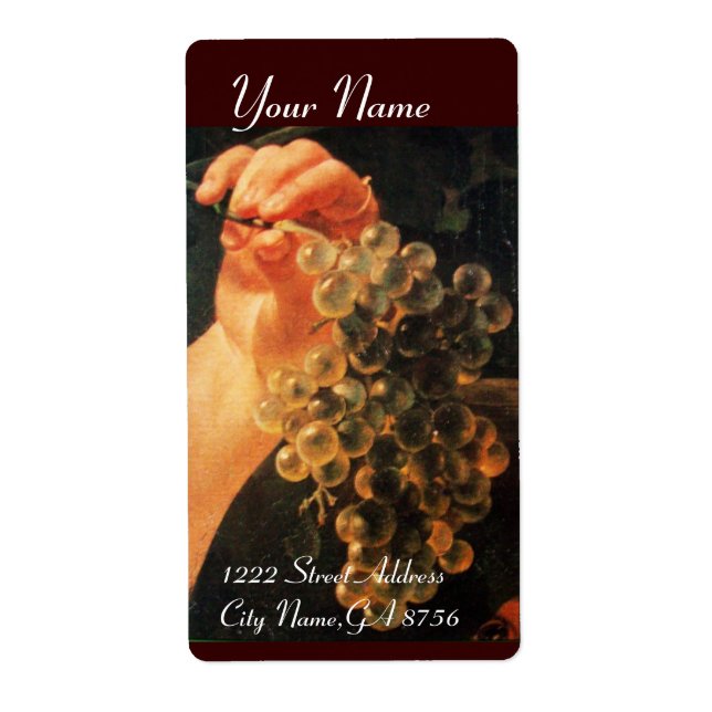 OLD GRAPE VINEYARD WINE TASTING PARTY LABELS (Front)