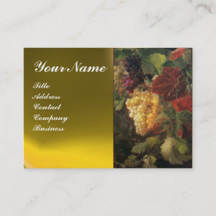 OLD GRAPE VINEYARD,WINE TASTING PARTY RED WAX SEAL BUSINESS CARD