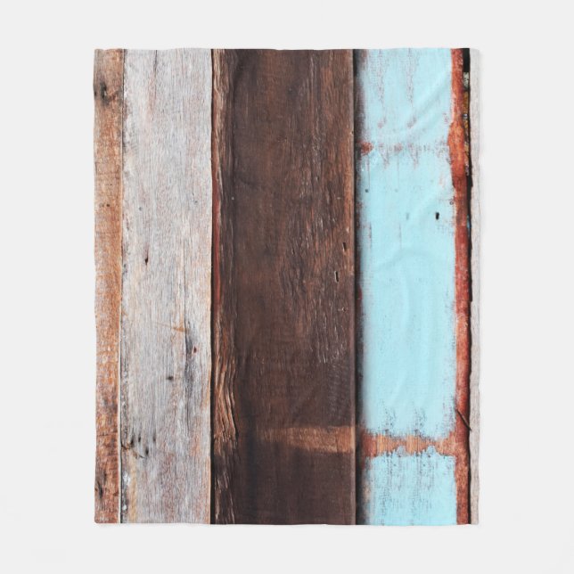 Old grey wooden wallsabstract, ,black,blank,board, fleece blanket (Front)