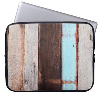 Old grey wooden wallsabstract, ,black,blank,board, laptop sleeve