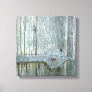 Old Grist Mill Door Latch Canvas Print