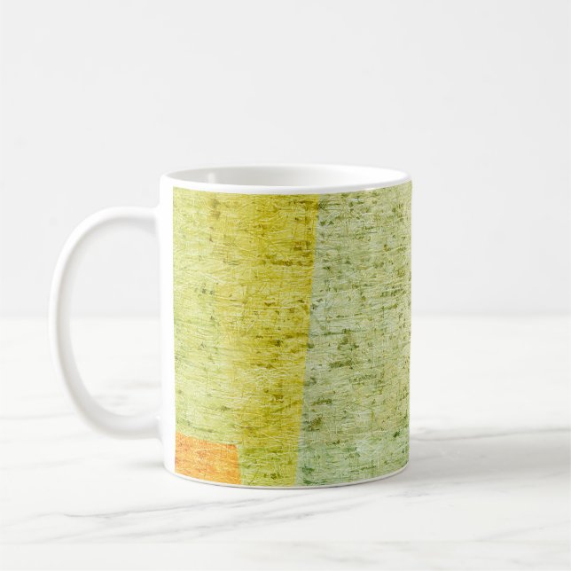 Old grunge background with delicate abstract textu coffee mug (Left)