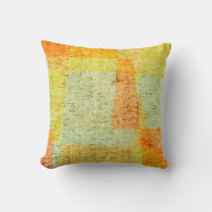Old grunge background with delicate abstract textu throw pillow
