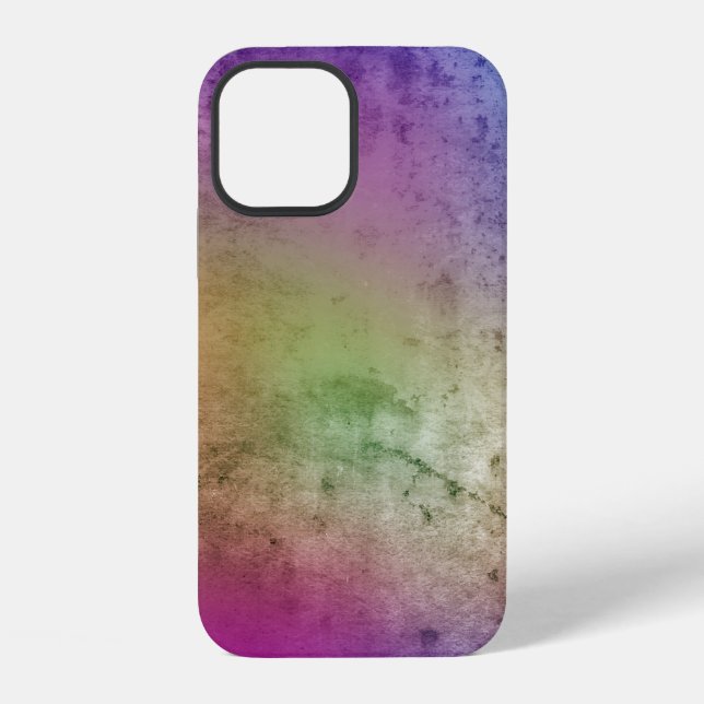 Old grunge colour wall backgroundabstract, ancient iPhone case (Back)