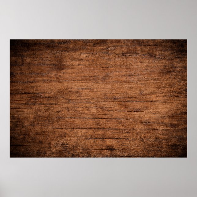 Old grunge dark textured wooden background, The su Poster (Front)
