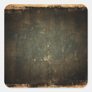 Old Grunge Paper Square Sticker