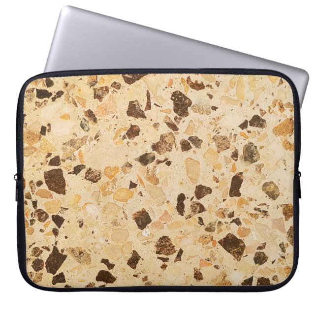 Old grunge textures backgrounds. art rough stylize laptop sleeve (Front)