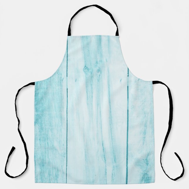 Old grunge wood plank texture background. Vintage  Apron (Front)