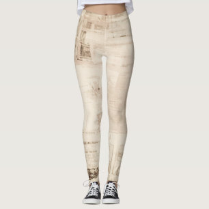 Old grungy paper texture background. leggings