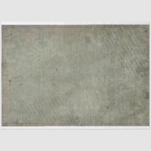 Old Grungy Vintage Newspaper Green Tissue Paper 