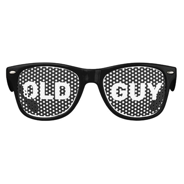 OLD GUY FUNNY BIRTHDAY SUNGLASSES FUN-Glasses! (Front)