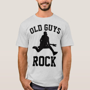 OLD GUYS ROCK, Funny Men's T-shirts