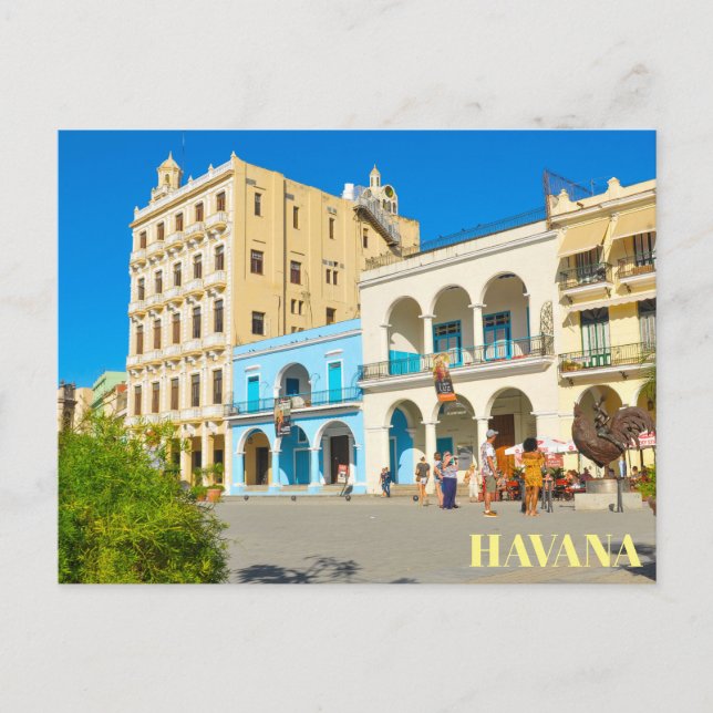 Old Habana, Cuba Postcard (Front)
