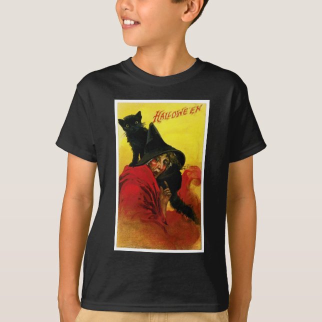 Old Halloween Witch T-Shirt (Front)