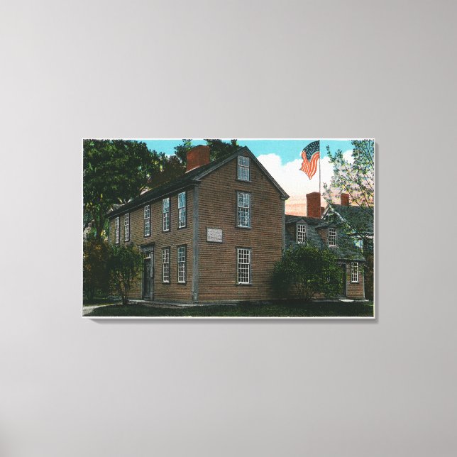 Old Hancock Clark House View # 3 Canvas Print (Front)
