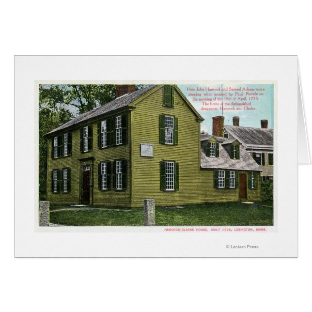 Old Hancock Clark Vue de la maison # 2 (Devant horizontal)