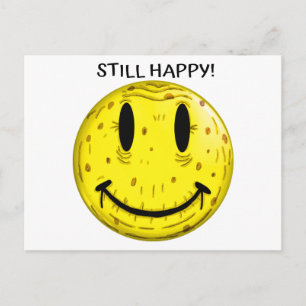 OLD HAPPY FACE. OLD BUT STILL HAPPY POSTCARD
