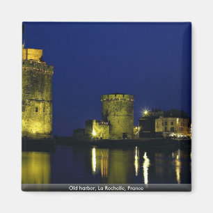 Old harbour, La Rochelle, France Magnet