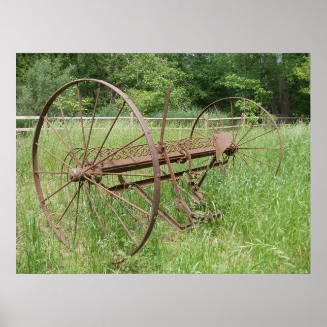Old hay rake 2 poster (Front)