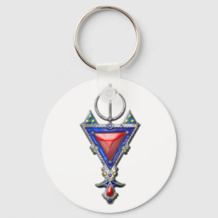old historical pendant berber jewellery tribal sig keychain