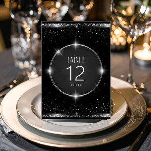 Old Hollywood B & W Sweet 16 ID1108 Table Number