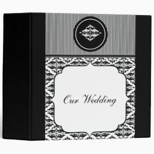 Old Hollywood Damask Binder