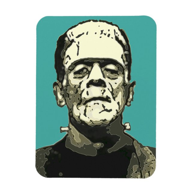 Old Hollywood Monster Comic Filter Magnet (Vertical)