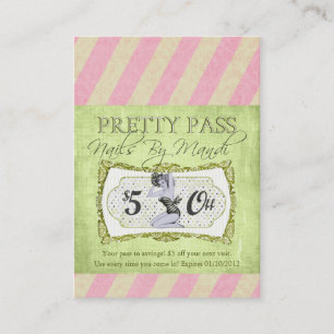 Old Hollywood Pretty Pass Cartes de visite