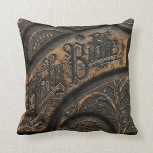 Old holy bible throw pillow