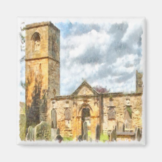 Old Holy Trinity Gothic Architecture Church Magnet (Front)