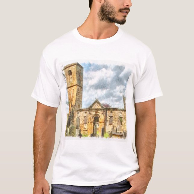 Old Holy Trinity Gothic Architecture Church T-Shirt (Front)