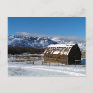 Old Homestead Barn Postcard