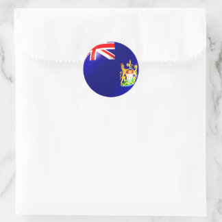 Old Hong Kong Flag Classic Round Sticker