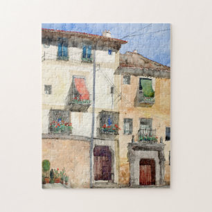 Old House at Segovia, Spain   Cass Gilbert Jigsaw Puzzle