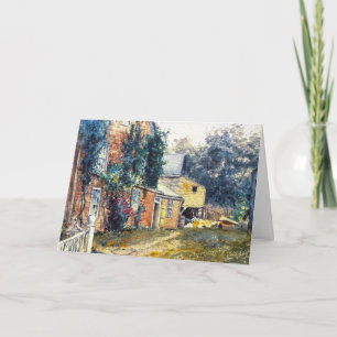 Old House, Nantucket Thank You Card
