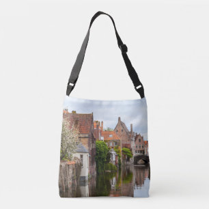Old houses in Bruges, Belgium Crossbody Bag