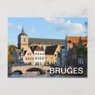 Old houses in Bruges, Belgium Postcard