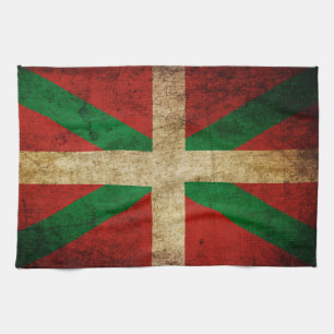 Old Ikurriña Kitchen Towel