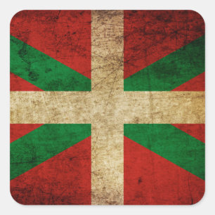 Old Ikurriña Square Sticker