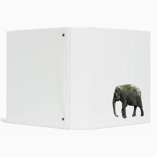 Old Indian Elephant Animals Wildlife Photography Binder