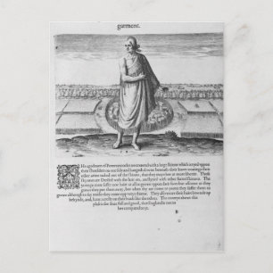 Old Indian Man in his Winter Garment Postcard