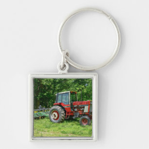 Old International Tractor Keychain