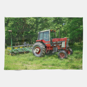 Old International Tractor Kitchen Towel