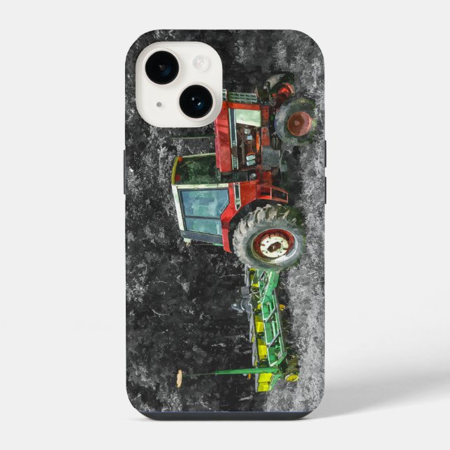 Old International Tractor Painterly iPhone Case (Back)