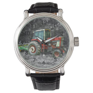 Old International Tractor Painterly Watch