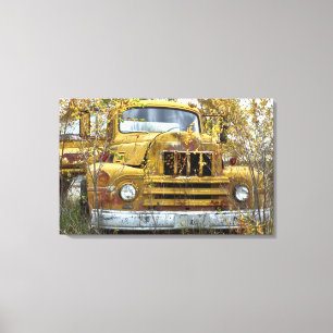 Old International Truck Canvas Print
