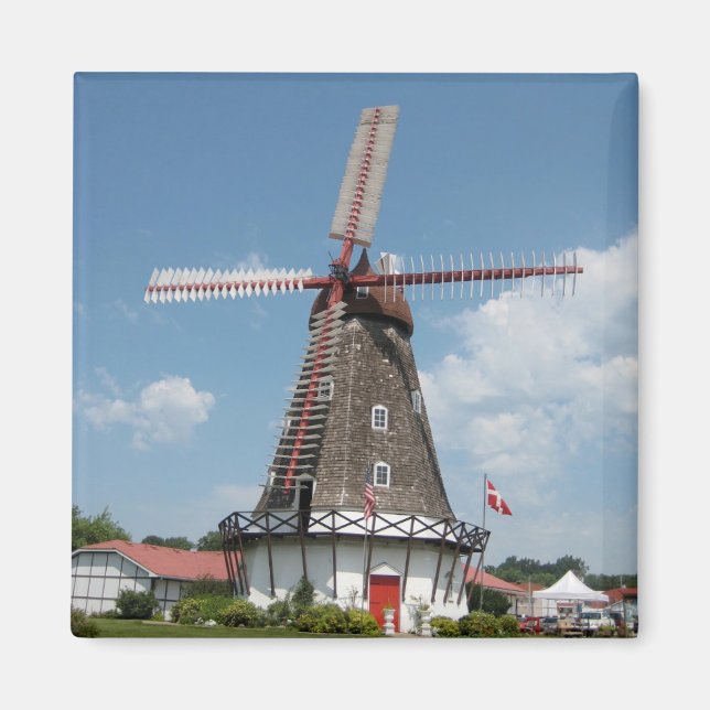 Old Iowa Windmill Magnet (Front)