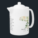 Old Irish Blessing & Personalize Wedding Greenery<br><div class="desc">A fine Irish Blessing for a greenery styled wedding. St. Patrick's season design.

Ivory roses with assorted Watercolor wedding greenery of Eucalyptus and berries.</div>