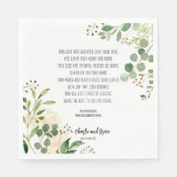 Old Irish Blessing & Wedding Greenery